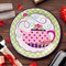 8 Count Green Gingham Tea Party Paper Dinner Plates 9" Disposable Plates for Birthday & Party Celebrations
